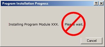 Please Wait Dialog NO MORE